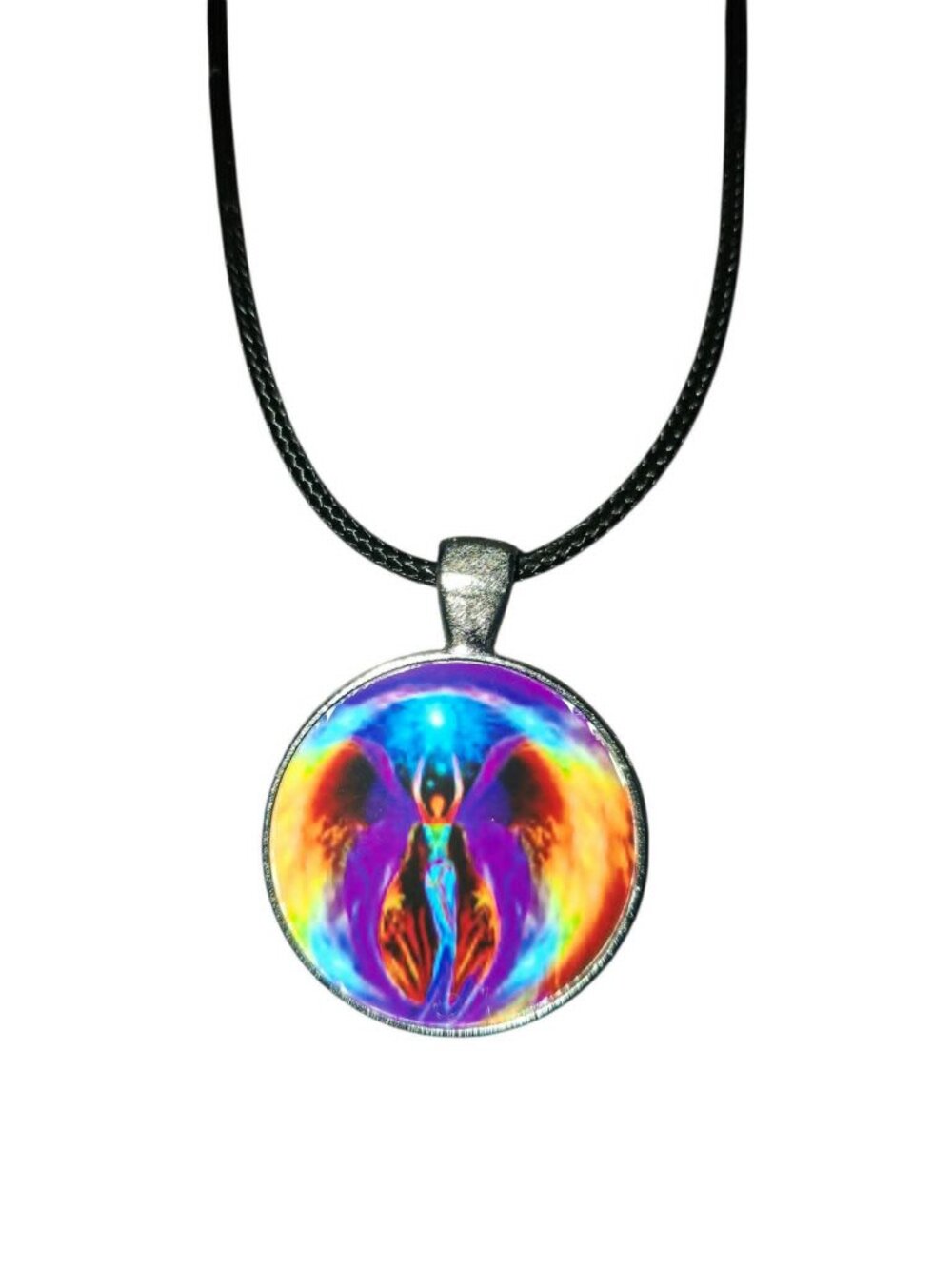 metaphysical angel handmade pendant necklace